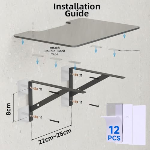 Soporte de proyector de pared para cine en casa sin cables a la vista 7