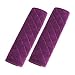 Forala Car Seatbelt Pads,Soft Cotton Blend Shoulder Strap Belt Covers Harness Protector for Cars/Bags/Cameras/,Perfect Stress Relax for Your Neck (Purple)