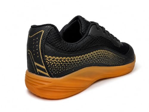 Image of ATHCO Mens Nimble Badminton Shoes for Men - Non-Marking, Anti-Skid Indoor Court Shoes | Lightweight, Breathable & Durable | Ideal for Squash, Volleyball, Basketball & Table Tennis