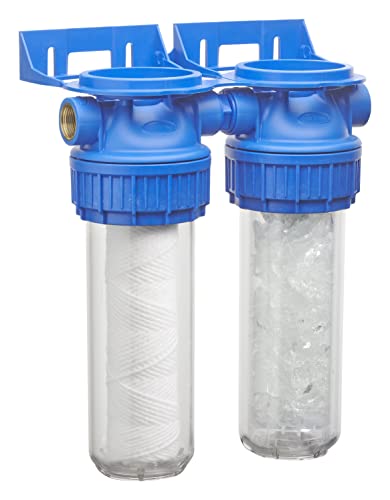 Station Double traitement Anti Calcaire/filtration Anti Impuretés anti impuretés avec clé de...