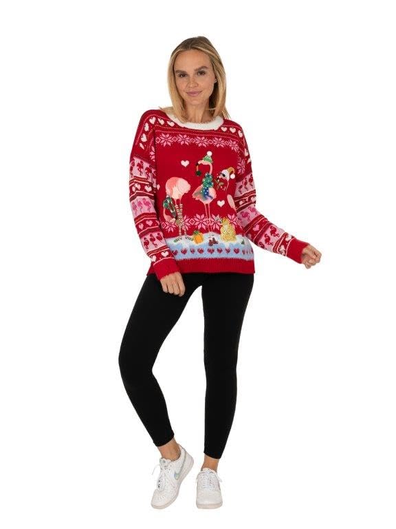 Image of Blizzard Bay Women's Crew Neck, Long Sleeve, Ugly Christmas Sweater