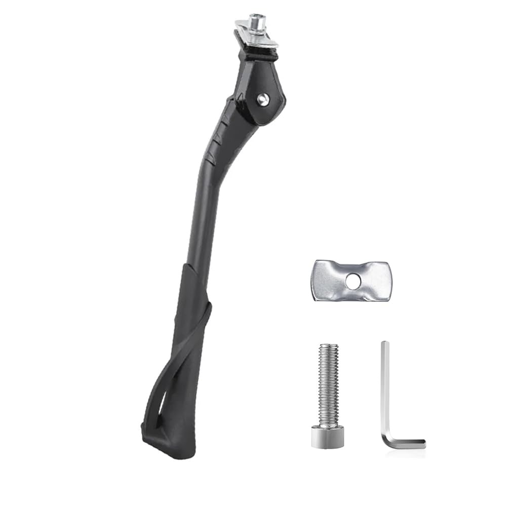 TADAE Bike Kickstand for 24-29 inch Bicycle,Adjustable Aluminium Alloy Bicycle Kickstand Bike Side Kickstand Fit Mountain/BMX/MTB