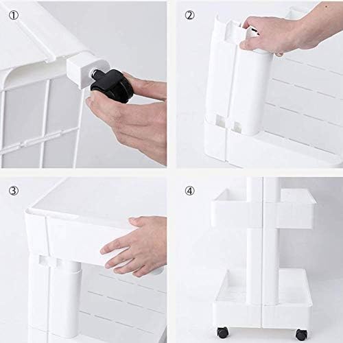 Questo Carrello Bar Multifunzione Portatile con Sistema di stoccaggio a carrucola è Facile da Montare ed è Ideale per la Cucina e la Famiglia.