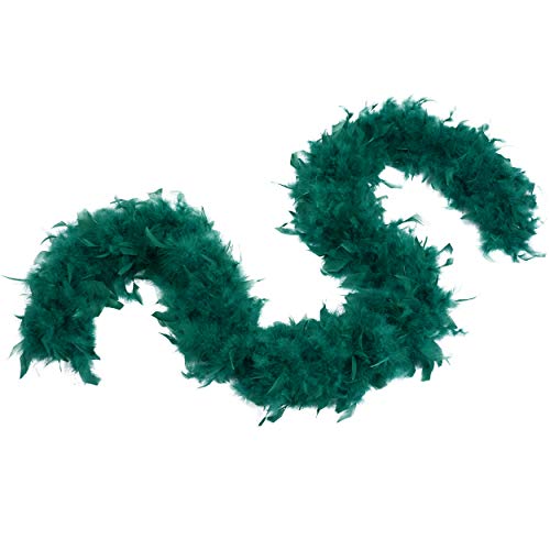 Fukang Feather Turkey Chandelle Feather Boa 72 80 Gram (Hunter Green 80g)