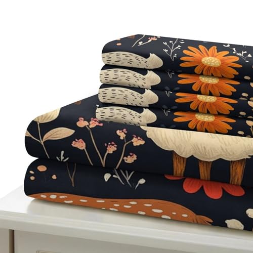 Housse de couette respirante cerf 135x200 cm contre la transpiration - 7