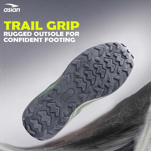 Image of ASIAN Everest-07 Men's Trekking & Hiking Shoes | Rugged All-Terrain Grip Sole, Strong Supportive Fit, Durable Outdoor Shoes, Anti-Slip Traction & Stability for Treks & Hiking