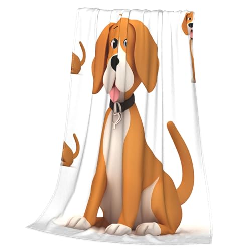 Couverture maison et bureau plaid imprimé chien cadeau idéal - 4