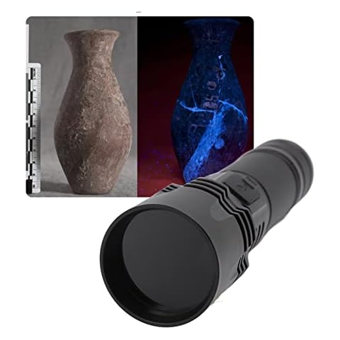 Andarm UV Flashlight Black Light, 365nm USB Rechargeable Blacklight Ultraviolet Flashlight, Portable Handheld UV Black Light Lamp Torch Pet Urine Detector for Dog Cat Urine Dry Stains Cover