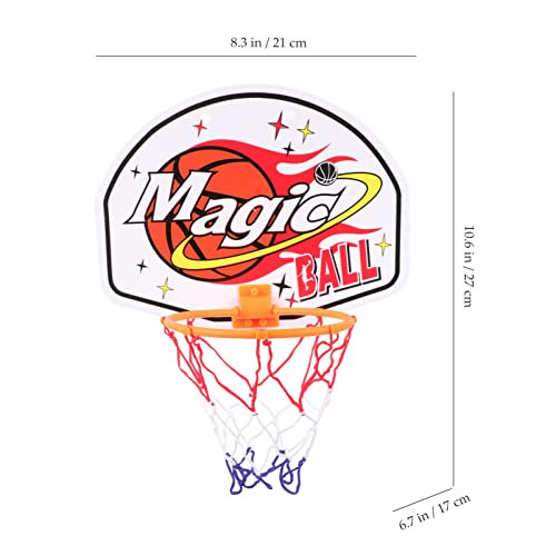 Toyvian Conjunto De Mini Cesta De Basquete Interna Para Porta De Crianças Cestas De Basquete Objetiv