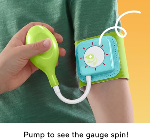 image for Fisher-Price Preschool Pretend Play Medical Kit 7-Piece Doctor Bag Dre