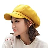 boina amarilla Adecuado para actuaciones, disfraces, disfraces y ropa casual. Perfecto para actividades al aire libre.
