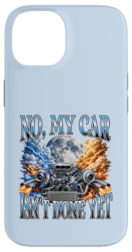 My Car Isn't Done Yet Supercharged�^�[�{�G���W�� �X�}�z�P�[�X iPhone 14 �p