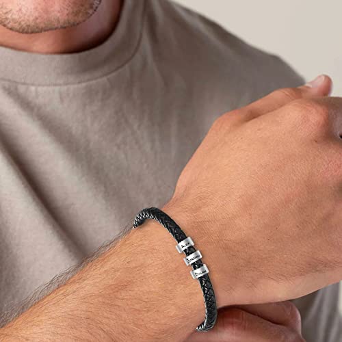 Corissy Dad Gifts Custom Bracelets For Men Personalized Bracelet With Name Fathers Day Birthday Gifts For Dad #TOP1