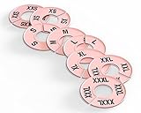 discount sizing Generic Clothing Round Rack Size Dividers (XXS-XXXL) and Quantities Available (40,...
