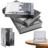 📚【Élégant et raffiné】Ce livre décoratif est idéal pour une décoration intérieure moderne, des projets d'exposition, des projets de design d'intérieur, des carnets de croquis ou des magazines d'art. Il trouvera sa place sur une étagère, une table basse, une cheminée, un plateau, une table de chevet, près de la cheminée, dans la chambre ou tout autre endroit de votre choix. Remarque : Ces magnifiques livres décoratifs sont vendus sans pages intérieures.