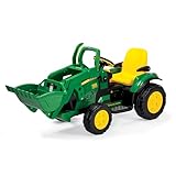 Peg Perego- John Deere Loader Tracteur avec Pelleteuse, OR0068, Vert-Jaune