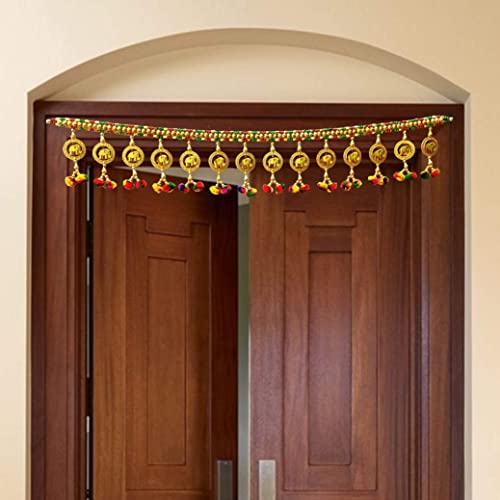 Handmade Elephant Home Decor Door Toran For Home Hangings Decoration And Office Decoration (Multi Colour) 3 Ft Bandarwal Toran, 37 Inches