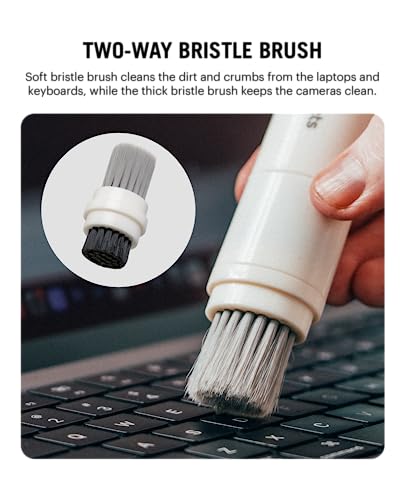 Image of DailyObjects 5 in 1 Capsule Gadget Cleaning Tool Kit | Multifunctional Two-way Brush Kit for Keyboard, Mouse & Earphones | Smart Gadget Cleaner Kit Set for Laptop, Computer, Camera Lens, Earbuds, Case