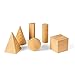 hand2mind Wood Geometric Solid Blocks, 3D Shapes (Set of 7)