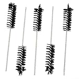 LatoYard LatoYard Lot de 5 brosses de nettoyage pour porte à air comprimé - Outil de nettoyage de moteur pour voiture, moto, VTT, soudeur, tatouage, équipement de pelouse, 26 cm