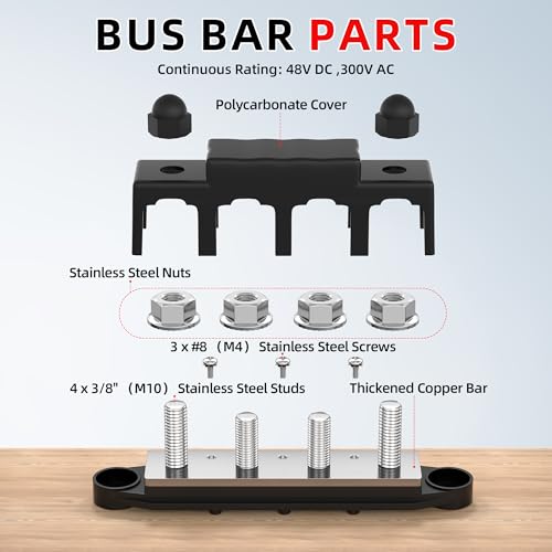 Barre de bus 12V 250A bloc de distribution électrique automobile - 3