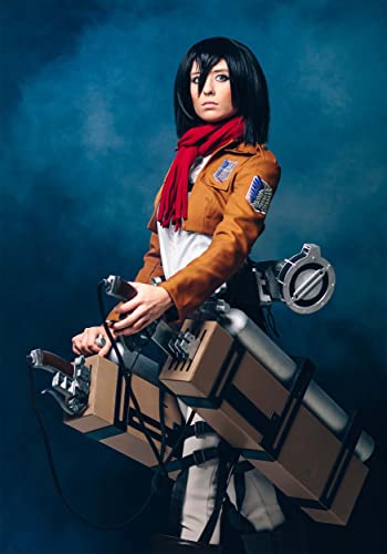 Deluxe Attack On Titan Mikasa Costume Cosplay Halloween Costume For Women Small #TOP5