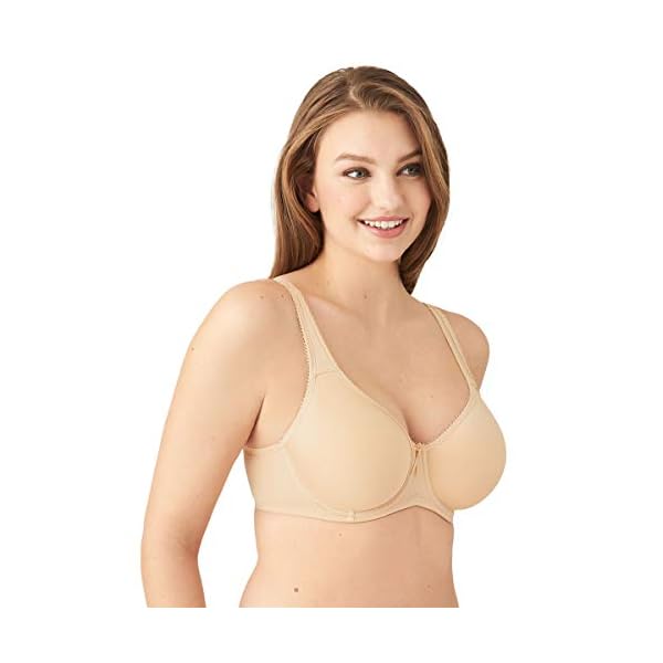 Wacoal-Womens-Basic-Beauty-Contour-T-Shirt-Bra Wacoal womens Basic Beauty Contour T-shirt bras, Sand, 34G US