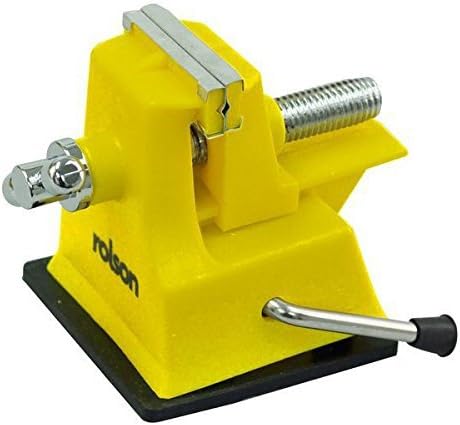 Mini Plastic Vice With Vacuum Base by Rolson Quality Tools
