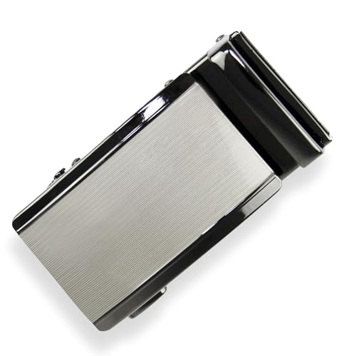 Glamexx24 Gürtelschnalle Herren Gürtel Ersatzschnalle Ratsche Automatik Gürtelschnalle Gürtel Zubehör Geeignet für Breite 35 mm Gürtel