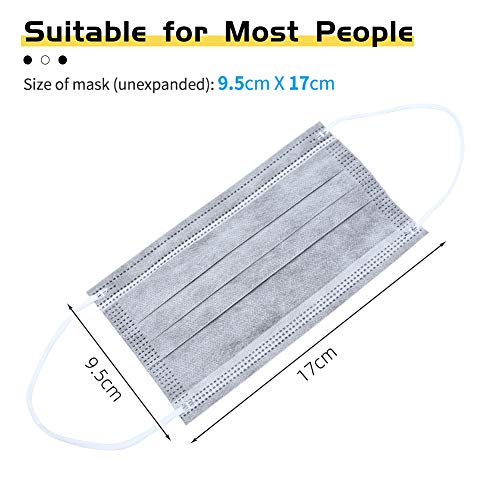 SfAVEreak Disposable Face Mask 50Pcs Grey - Thumbnail 6