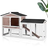 MEDEHOO Wooden Hen House Coop
