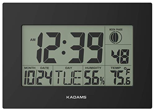 Kadams K0310STHB Large Digital Wall Clock - Dual Alarm thumb #8