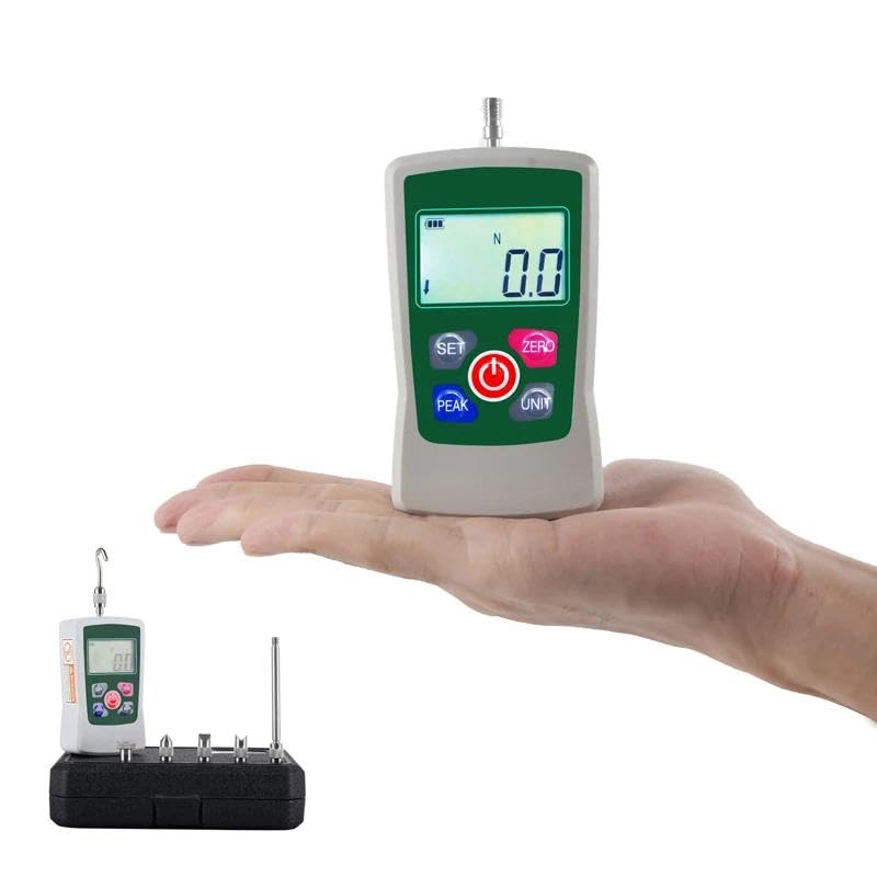 Digital Push-Pull Force Gauge Portable Force Gauge, 4 Measuring Units (N/LB/Kg/Oz), 3 Modes, Automatic Power Off/Backlight LCD/Power Off (30N/3kg)