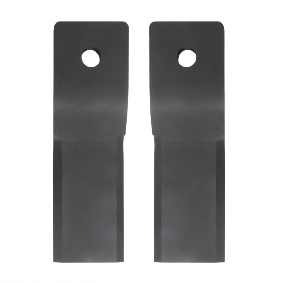 Cuchillas de corte de cepillo resistentes, 2-3/4 x 14-1/2 x 3/8 pulgadas, paquete de 2 cuchillas de acero de resorte de alta calidad para una mayor durabilidad y resistencia al impacto, se adapta a