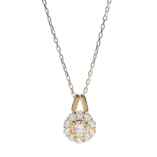 ネックレス K18YG イエローゴールド ダイヤモンド 0.35ct [f218-k18yg] [オーダーメイドジュエリーメイ 山梨県 韮崎市 20742934] ペンダント ジュエリー アクセサリー K18 18金 宝石