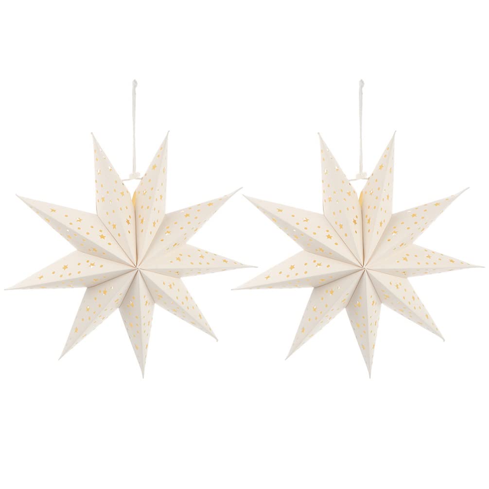 IPLUSMILE 2PCS ũ    ߰    35CM ADVENT STAR õ Ŵ޷    ũ Ʈ  