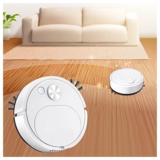 2023 Multi-Functional Rechargeable Robot Vacuum Cleaner - Sweeping & Mopping, Dual Wet & Dry Mop, 1300pa Strong Suction - Lazy Home Use for Pet Hair, Carpet, Hard Floor, Dust and Stains (White)