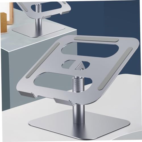 Soporte portátil para laptop ajustable color plata miniatura 5