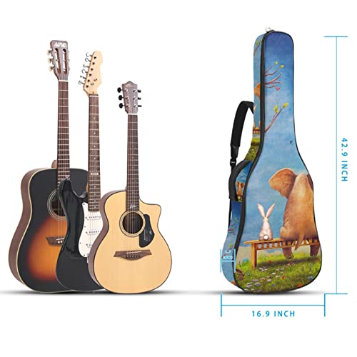 Housse de transport étanche pour guitare acoustique avec double bandoulière et poche arrière mignon de cochon et lapin… - Les Beatles, Paul McCartney, John Lennon, RIngo Starr, George Harrison Housse de transport étanche pour guitare acoustique avec double bandoulière et poche arrière mignon de cochon et lapin… – Image 6