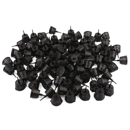 ReachMall Lot de 100 boîtes d'engrais durables et respectueuses de l'environnement pour bonsaï (grand café + couvercle)