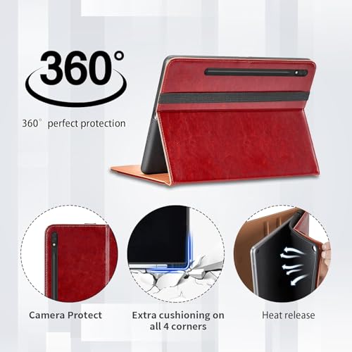 Tablette housse protection Samsung Galaxy Tab S8 Plus antichoc multi-angle