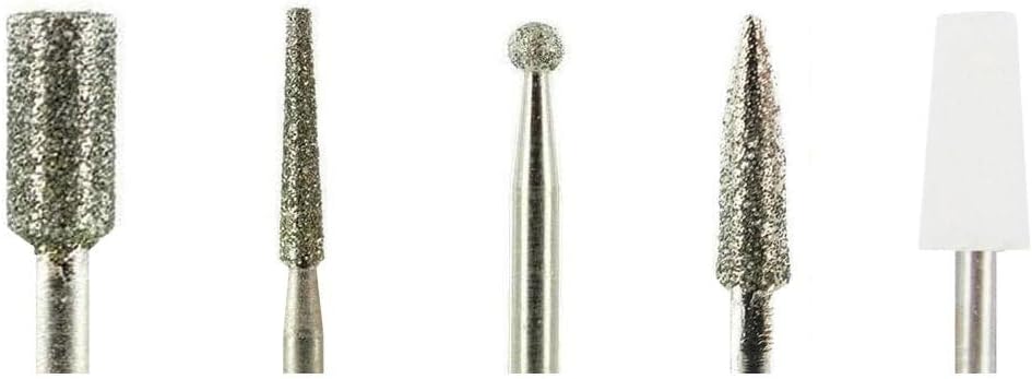 Medicool Russian Bit Kit | Pro Bits Trim Shape Grind Polisher Nail File Kit Cuticle Manicure Pedicure | KIT-RSM