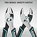 DURATECH 6 Inch Slip Joint Pliers, Small Pliers with Comfortable TPR Handle, High Carbon Steel, Swivel Rivet, Strong Sharp Teeth, Pliers for Tightening, Loosening and Gripping Nuts and Bolts