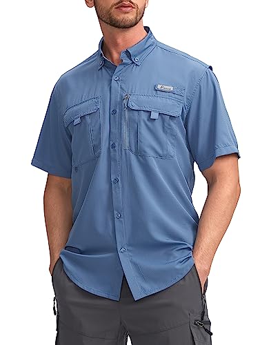 Pudolla Mallard Blue Men's Short Sleeve Shirt