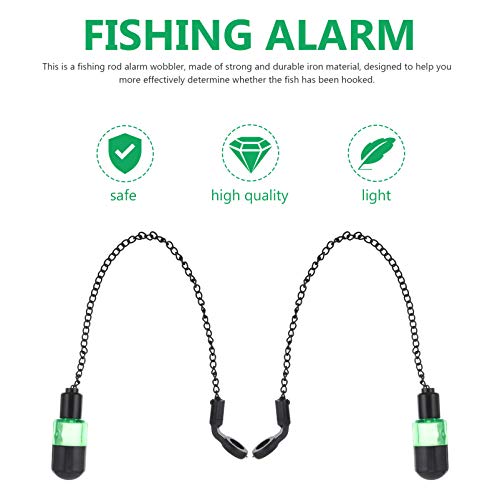 BESPORTBLE Indicador de mordida iluminado para pesca com alerta portátil acessórios de pesca para va