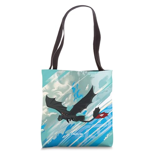 Bolsa Tote DreamWorks Dragons Hiccup and Toothless Conquer the Skies miniatura 1