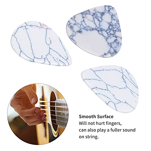Guitar pics 3Pcs Guitar Pick White Turquoise Set Accessoire Remplacement pour Acoustic Bass Ukulele LC16 médiators pour… - Les Beatles, Paul McCartney, John Lennon, RIngo Starr, George Harrison Guitar pics 3Pcs Guitar Pick White Turquoise Set Accessoire Remplacement pour Acoustic Bass Ukulele LC16 médiators pour… – Image 6