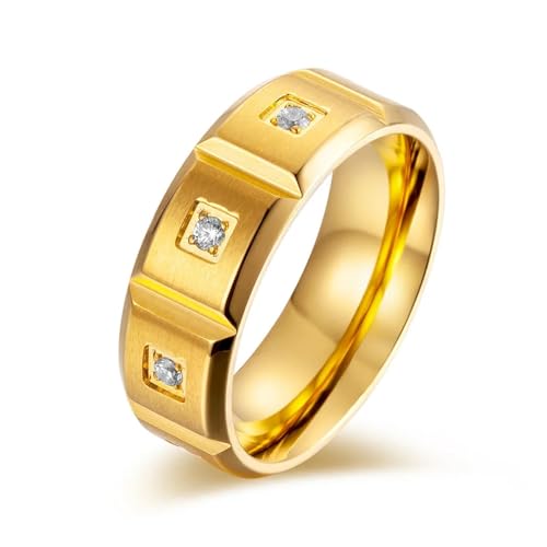 Bague anneaux ring 8 mm pour sublimer votre style au quotidien