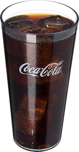 Carlisle Foodservice Products 52243550G Stackable Restaurant San Plastic Coca-Cola Tumbler/Cup, 24 Oz, Clear (Pack Of 72) #TOP1