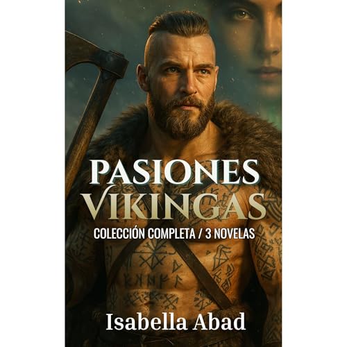 PASIONES VIKINGAS. Romance vikingo en la Edad Media Audiolibro Por Isabella Abad arte de portada